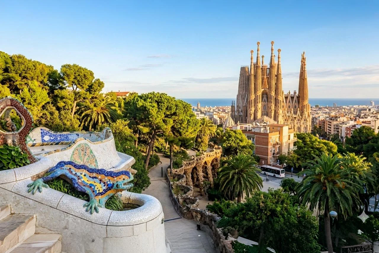 Park guell and Sagrada Familia